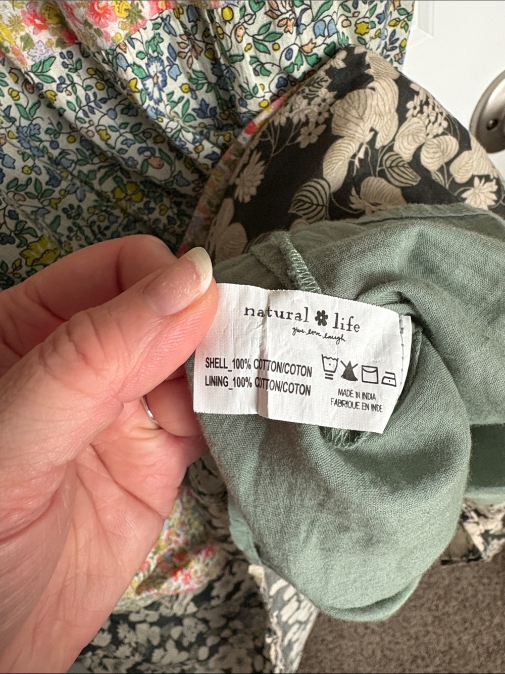 Natural Life Lucia Maxi Dress Women medium 100% Cotton - Picture 6 of 6